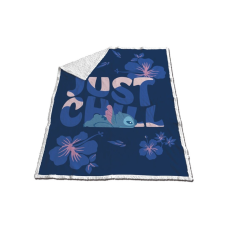 Disney Lilo és Stitch, A csillagkutya Blue Chill sherpa takaró 130x170cm lakástextília
