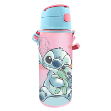  Disney Lilo és Stitch, A csillagkutya Cheeky alumínium kulacs akasztóval 600 ml kulacs, kulacstartó