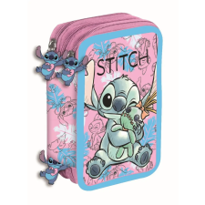 Disney Lilo és Stitch, A csillagkutya Doll tolltartó töltött 3 emeletes tolltartó
