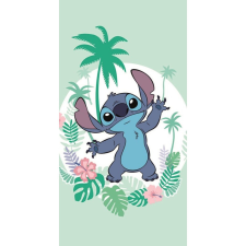  Disney Lilo és Stitch, A csillagkutya Green fürdőlepedő, strand törölköző 70x140cm lakástextília