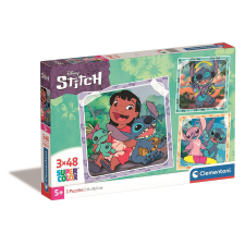 Disney Lilo és Stitch, A csillagkutya Music 3x48 db-os puzzle Clementoni puzzle, kirakós