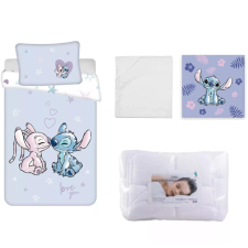 Disney Lilo és Stitch, A csillagkutya ovis ágynemű szett lepedővel és kéztörlővel lakástextília