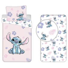 Disney Lilo és Stitch, A csillagkutya Pink ágyneműhuzat és gumis lepedő szett lakástextília