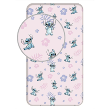  Disney Lilo és Stitch, A csillagkutya Pink gumis lepedő 90x200 cm lakástextília