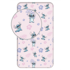 Disney Lilo és Stitch, A csillagkutya Pink gumis lepedő 90x200 cm lakástextília