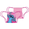 Disney Lilo és Stitch, A csillagkutya Pink Planet sporttáska, tornazsák 40 cm