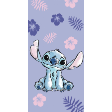 Disney Lilo és Stitch, A csillagkutya Purple fürdőlepedő, strand törölköző 70x140cm babatörülköző, kifogó