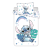 Disney Lilo és Stitch, A csillagkutya Rainbow gyerek, ovis ágyneműhuzat 100×135 cm, 40×60 cm