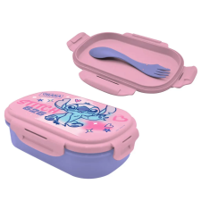 Disney Lilo és Stitch, A csillagkutya This World szendvicsdoboz + evőeszköz szett babaétkészlet