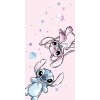 Disney Lilo és Stitch, A csillagkutya Universe fürdőlepedő, strand törölköző 70x140cm (Fast Dry)