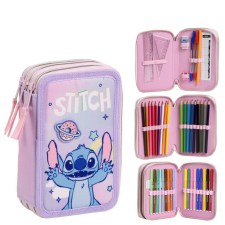 Disney Lilo és Stitch, A csillagkutya Universe tolltartó töltött 3 emeletes tolltartó