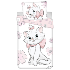 Disney Marie cica Flowers ágyneműhuzat 140×200cm, 70×90 cm lakástextília
