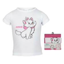 Disney Marie cica White gyerek rövid póló, felső 92-128 cm gyerek póló
