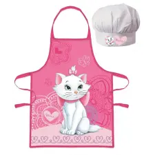  Disney Marie Whiskers gyerek kötény 2 darabos szett konyhakészlet