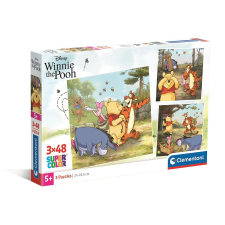  Disney Micimackó 3x48 db-os puzzle Clementoni puzzle, kirakós
