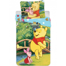 Disney Micimackó Bridge gyerek, ovis ágyneműhuzat 90×140cm, 40×55 cm babaágynemű, babapléd