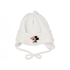  Disney Mickey bélelt, kötött baba sapka (méret: 38-40, 2-6 hónapos)