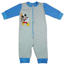 Disney Mickey, belül bolyhos, overálos pizsama - 116-os méret