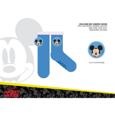 Disney Mickey egér csúszásgátlós meleg téli zokni gyerekeknek - sherpa zokni - sötétkék gyerek zokni