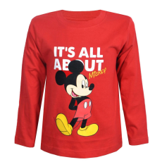 Disney Mickey egér hosszú ujjú póló 5-6 év (116 cm)