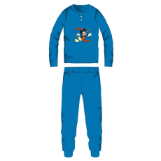Disney Mickey egér pamut flanel pizsama - téli vastag gyerek pizsama - világoskék - 110