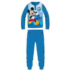  Disney Mickey egér polár pizsama - téli vastag gyerek pizsama - világoskék - 104