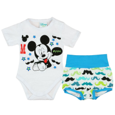  Disney Mickey fiú nyári 2 részes body/short szett Bajusz gyerek ruha szett