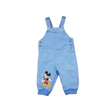 Disney Mickey fiú vízlepergetős| bélelt kertésznadrág babanadrág