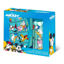 Disney Mickey Friends szendvicsdoboz + alumínium kulacs szett uzsonnás doboz