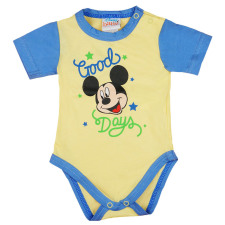Disney Mickey "Good days" feliratos rövid ujjú baba body kombidressz, body