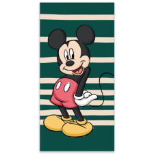 Disney Mickey Green fürdőlepedő, strand törölköző 60x120cm babatörülköző, kifogó