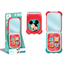Disney Mickey Mirror interaktív összecsukható okostelefon Clementoni elektronikus játék
