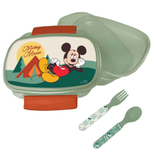 Disney Mickey Nature szendvicsdoboz + evőeszköz szett babaétkészlet