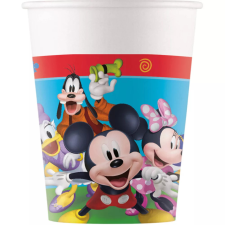 Disney Mickey Rock the House papír pohár 8 db-os 200 ml FSC party kellék