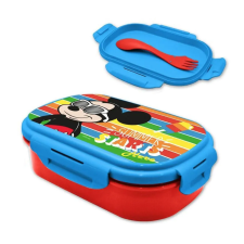  Disney Mickey Starts szendvicsdoboz + evőeszköz szett babaétkészlet