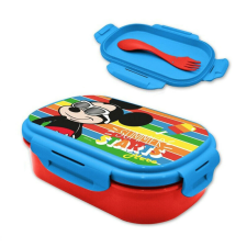 Disney Mickey Starts szendvicsdoboz + evőeszköz szett babaétkészlet