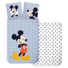 Disney Mickey Strip gyerek ágyneműhuzat 100×135 cm, 40×60 cm lakástextília