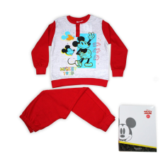 Disney Mickey téli pamut gyerek pizsama