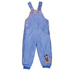 Disney Mickey vízlepergetős bélelt kertésznadrág - 98-as méret