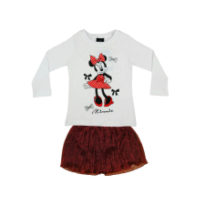  Disney Minnie 2 részes hosszú ujjú póló/szoknya szett babaruha szett