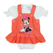 Disney Minnie 2 részes, kantáros szoknyás baba szett gyerek ruha szett