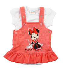  Disney Minnie 2 részes, kantáros szoknyás baba szett gyerek ruha szett