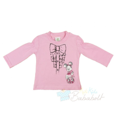  Disney Minnie baba-gyerek hosszú ujjú póló (méret: 74-110)