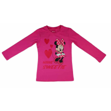  Disney Minnie csillámos, szíves hosszú ujjú lányka póló gyerek póló