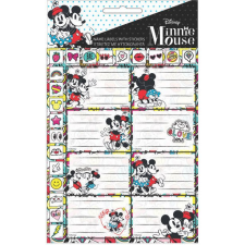 Disney Minnie Draft füzetcímke matricával 16 db-os füzetcímke