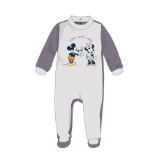 Disney Minnie egér baba velúr rugdalózó - szürke - 1-3 hónapos babának rugdalózó