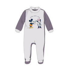 Disney Minnie egér baba velúr rugdalózó - szürke - 3-6 hónapos babának rugdalózó