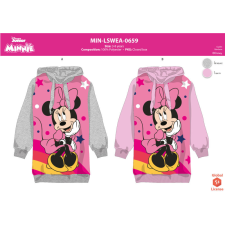  Disney Minnie egér kapucnis pulóver kislányoknak - világosrózsaszín - 122 gyerek pulóver, kardigán