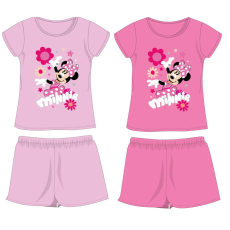  Disney Minnie egér pamut nyári együttes - póló-rövidnadrág szett - rózsaszín - 122