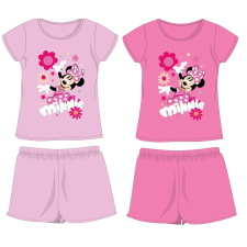 Disney Minnie egér pamut nyári együttes - póló-rövidnadrág szett - rózsaszín - 98 gyerek ruha szett
